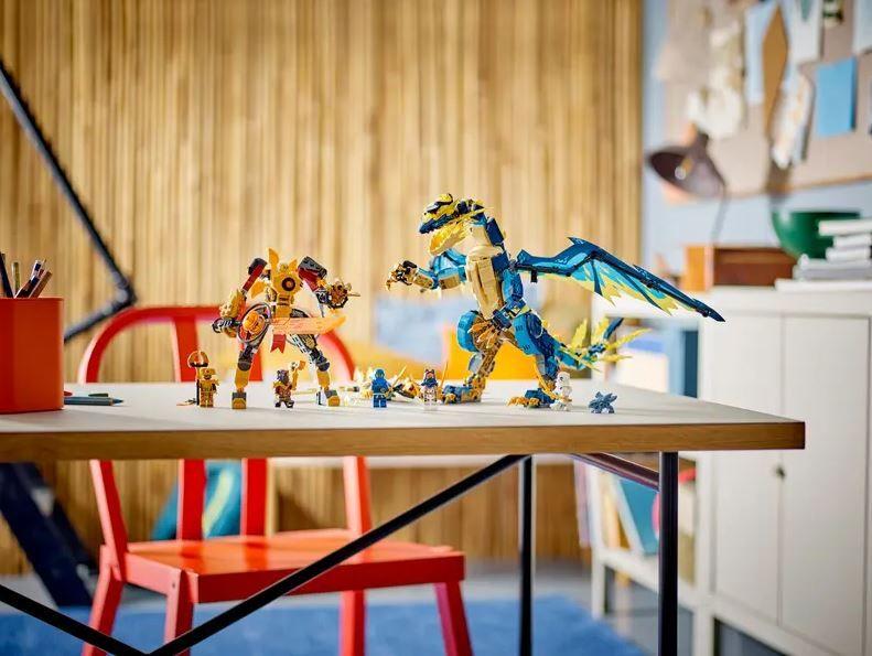 Lego Ninjago Dragão Elementar Vs O Robô Da Imperatriz 71796